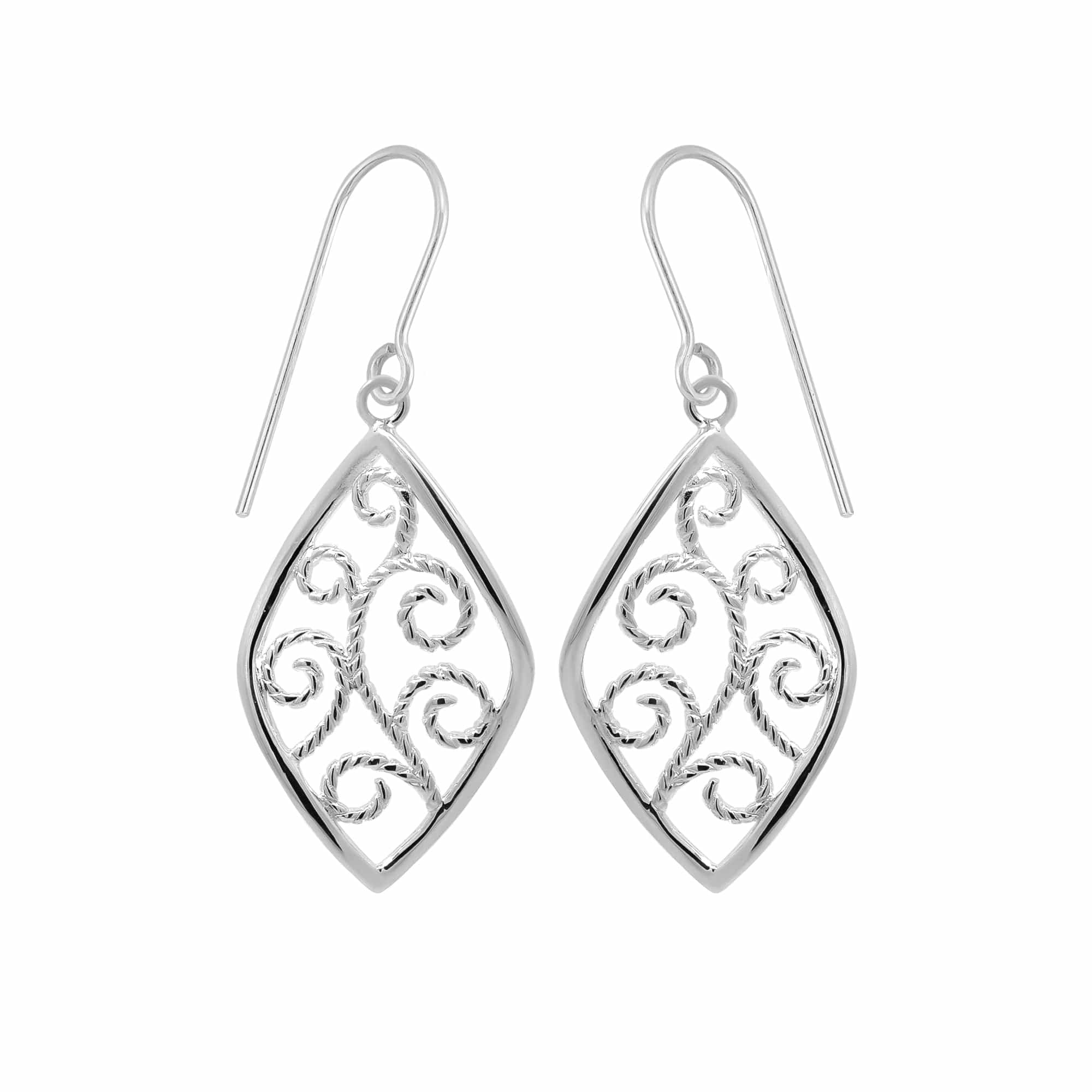 Boma Jewelry Whimsical Swirl Earrings