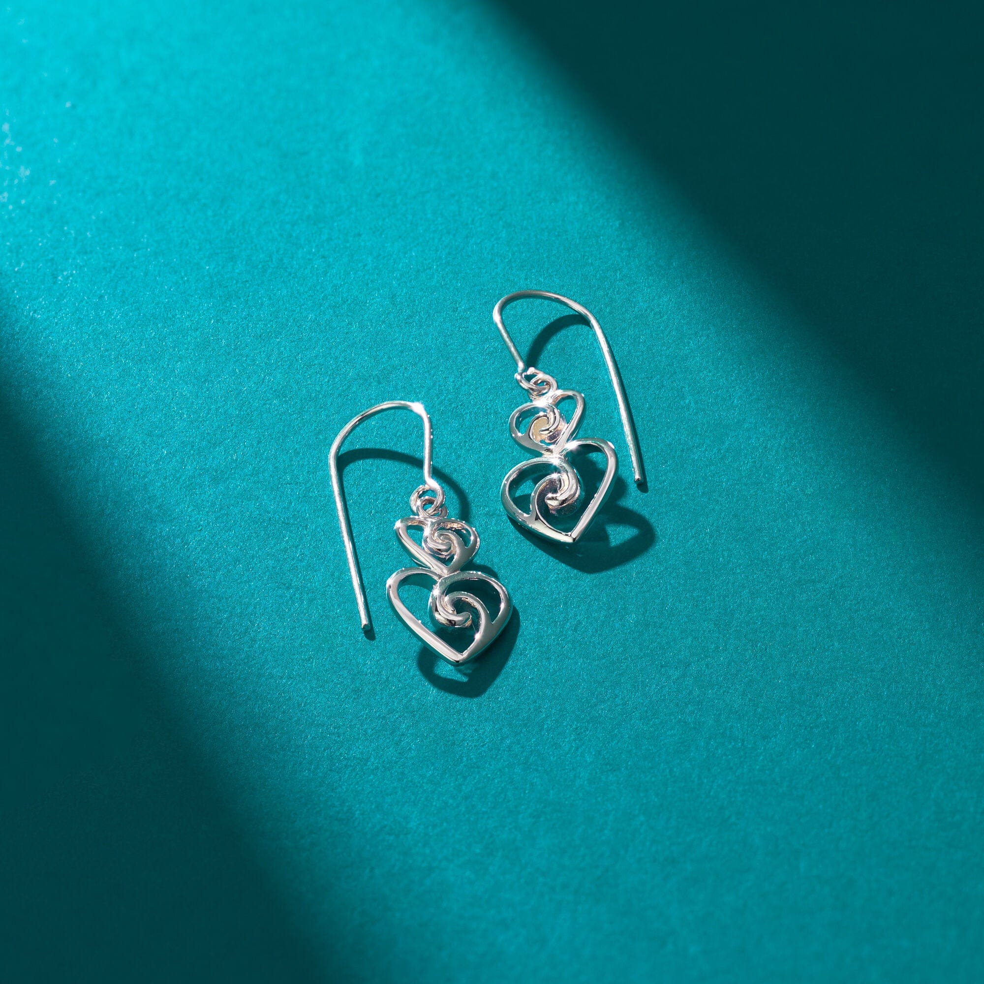 Boma Jewelry Twin Heart Earrings