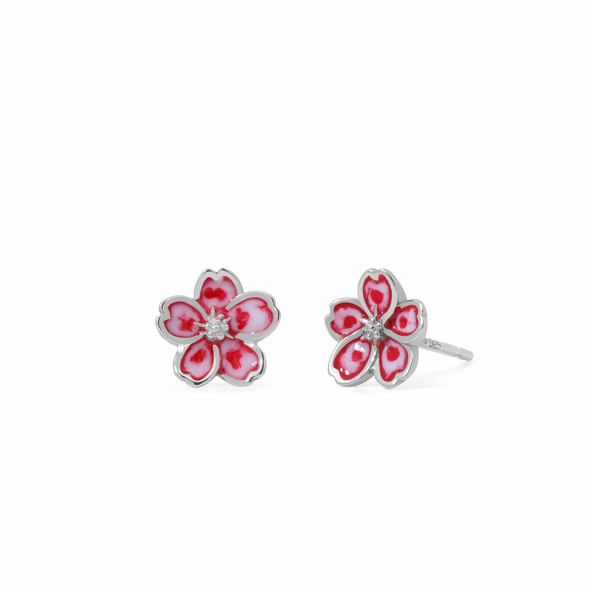 Boma Jewelry Pink Cherry Blossom Studs