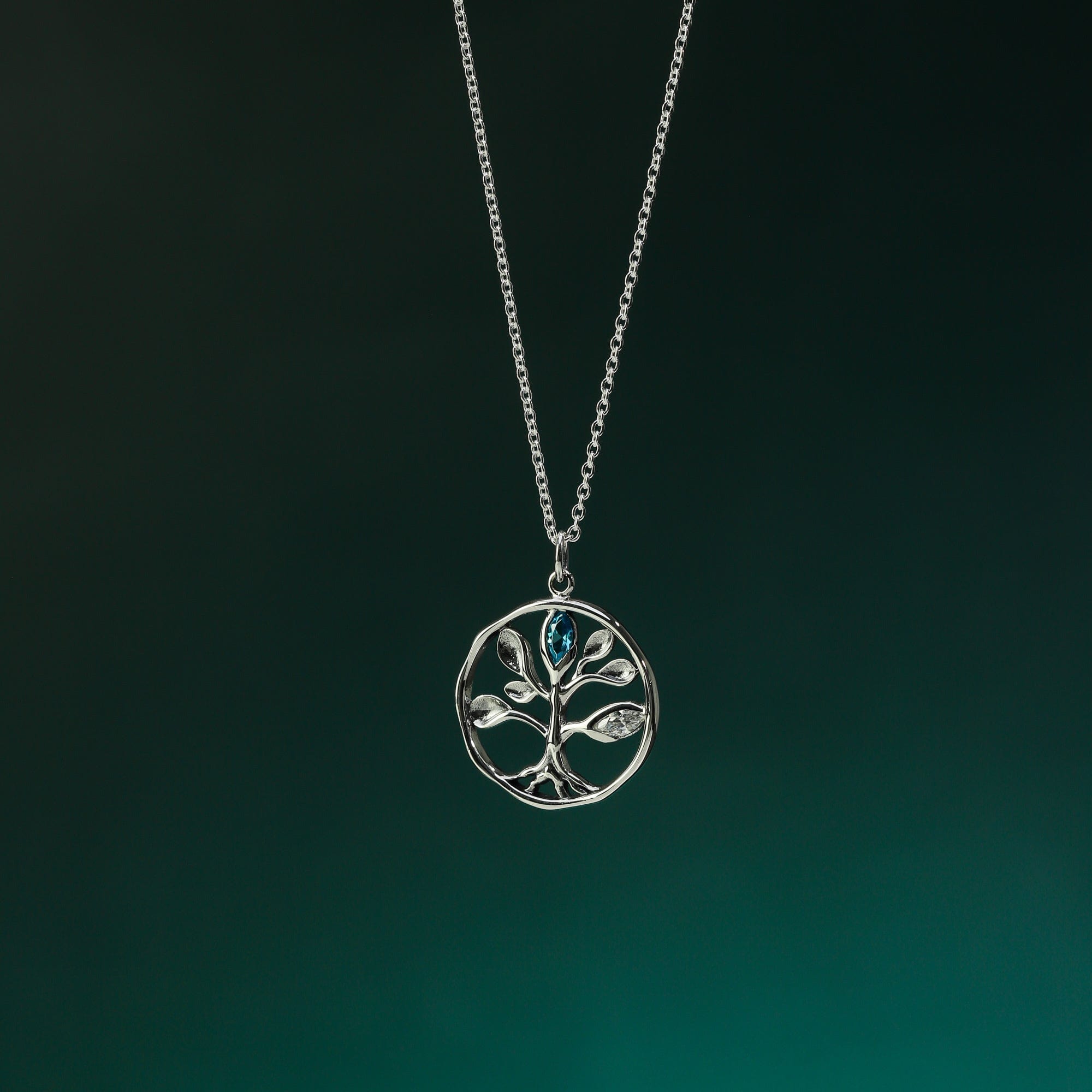 Boma Jewelry Tree of Life Necklace with Stone