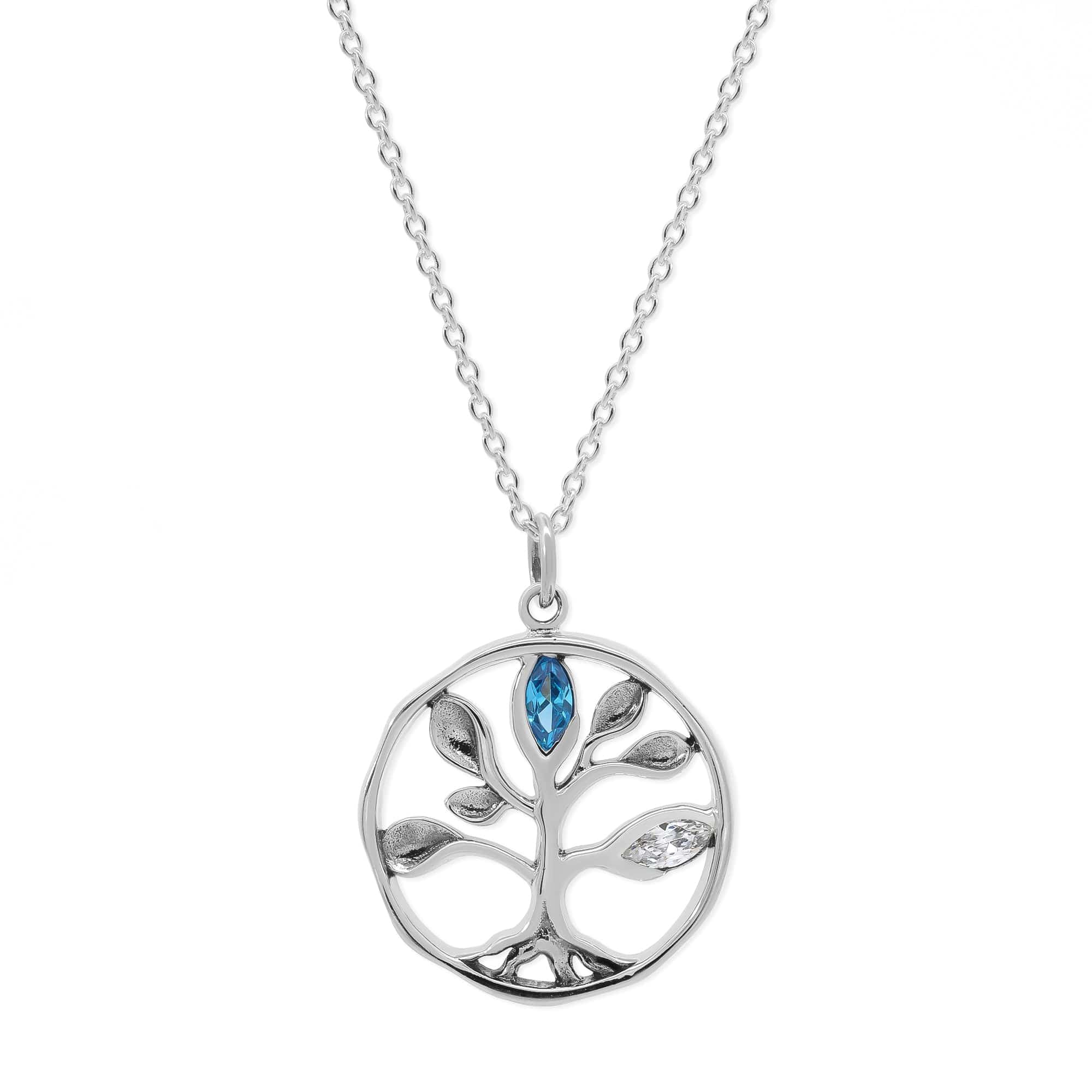 Boma Jewelry Tree of Life Necklace with Stone