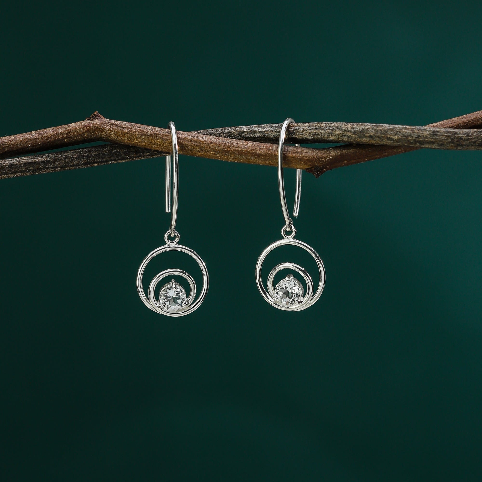 Boma Jewelry Orbit Earrings with Stone