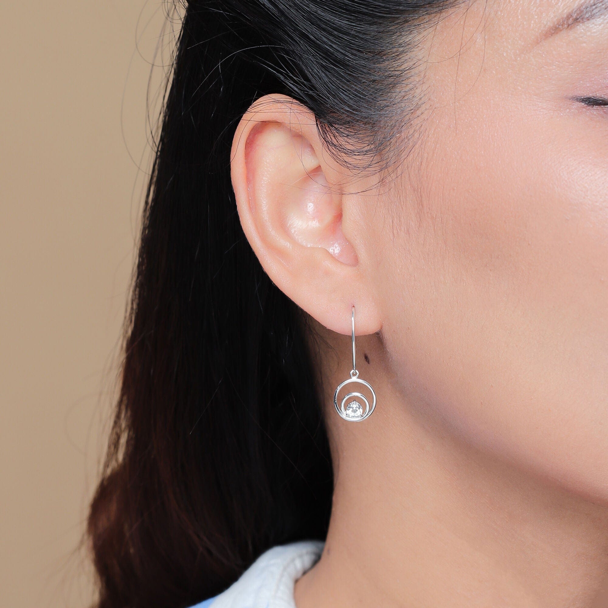 Boma Jewelry Orbit Earrings with Stone