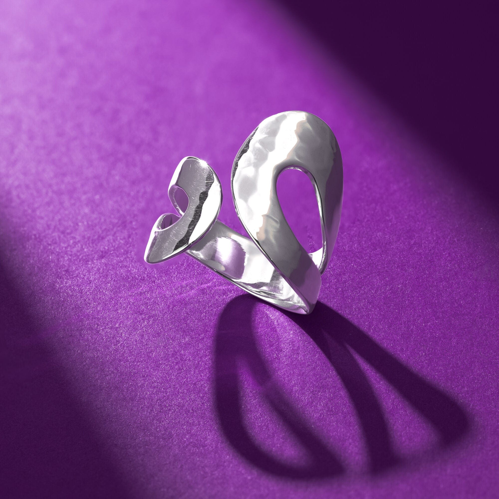 Boma Jewelry Hammered Wrap Around Ring