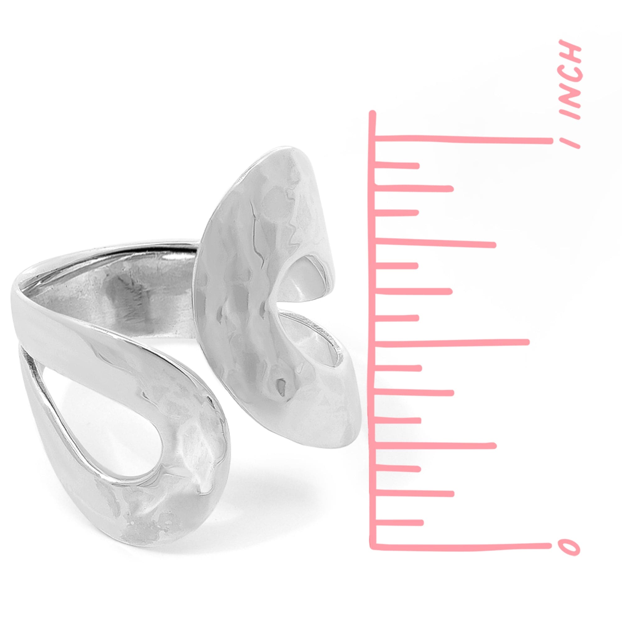 Boma Jewelry Hammered Wrap Around Ring