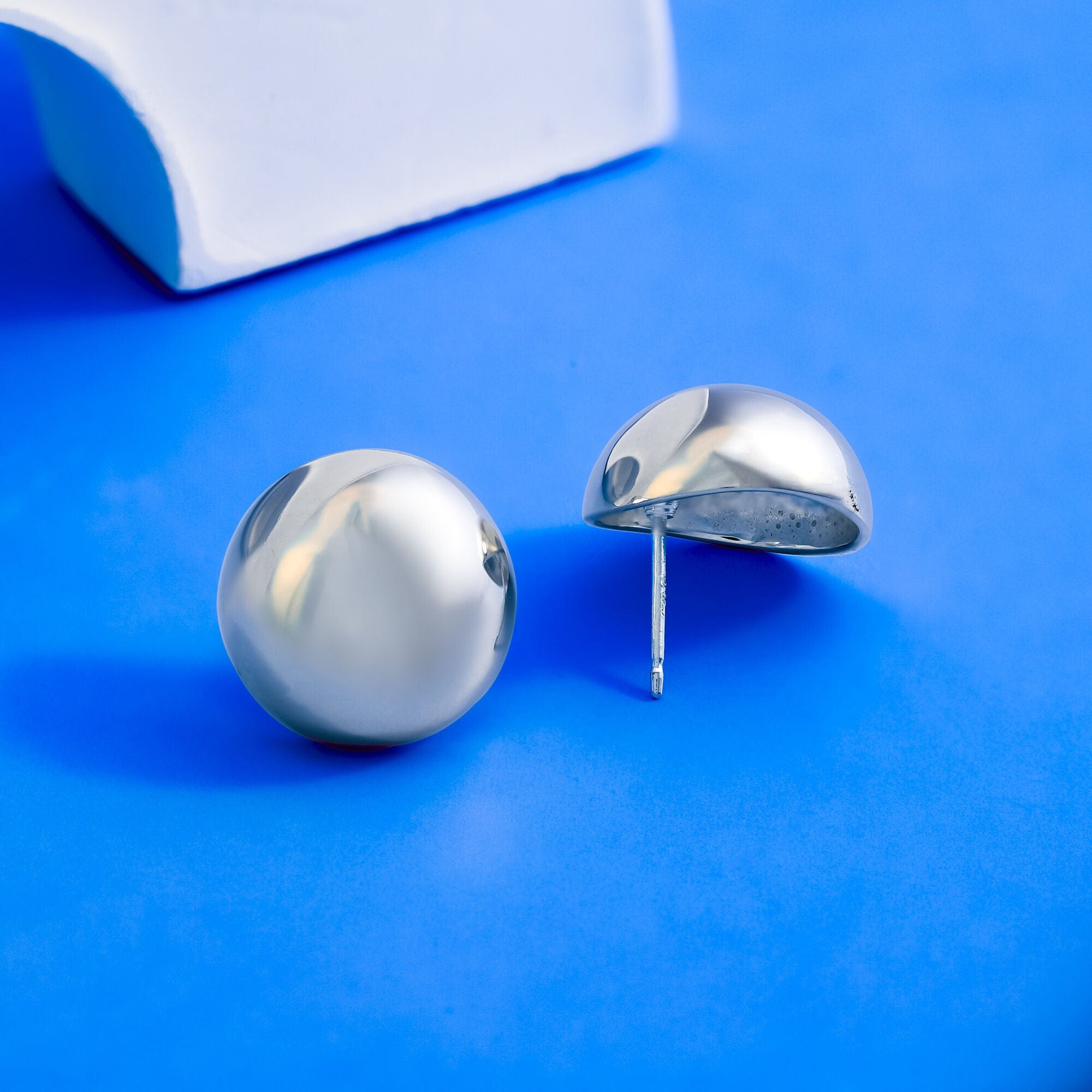 Boma Jewelry Half Ball Earrings