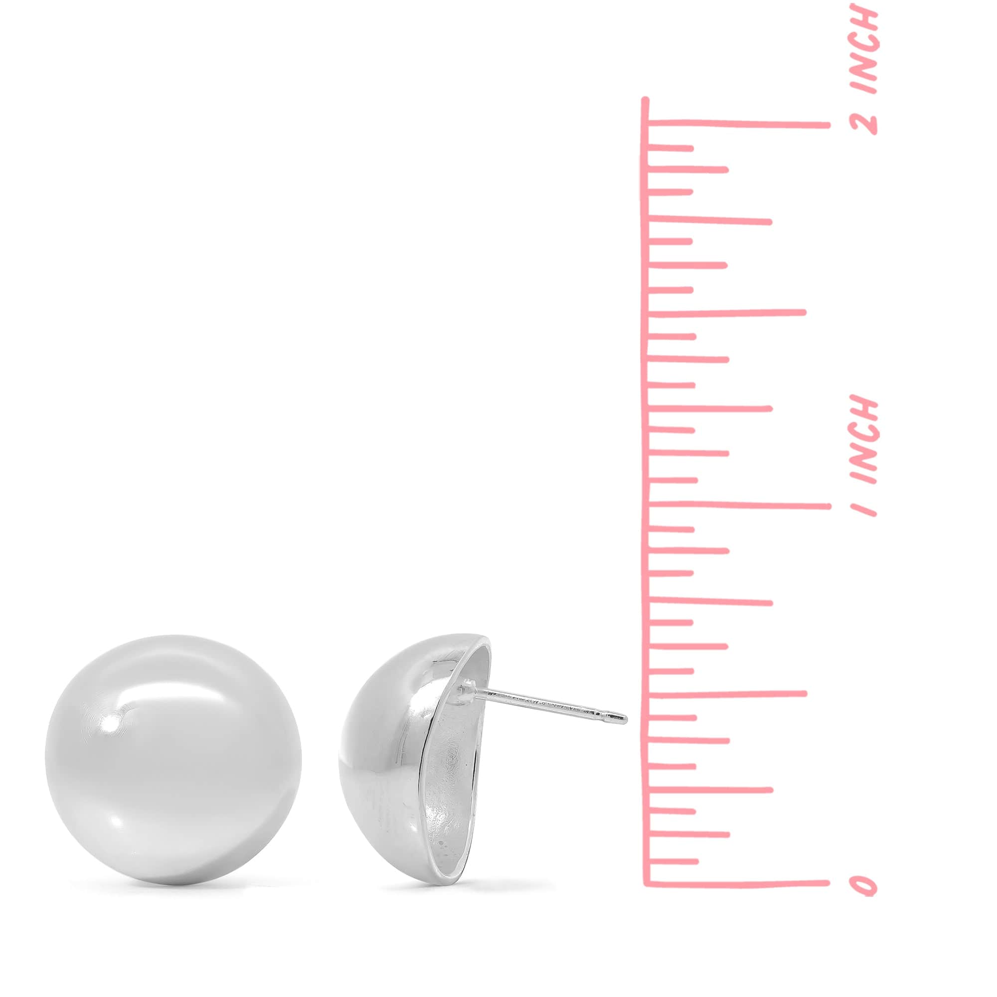 Boma Jewelry Half Ball Earrings