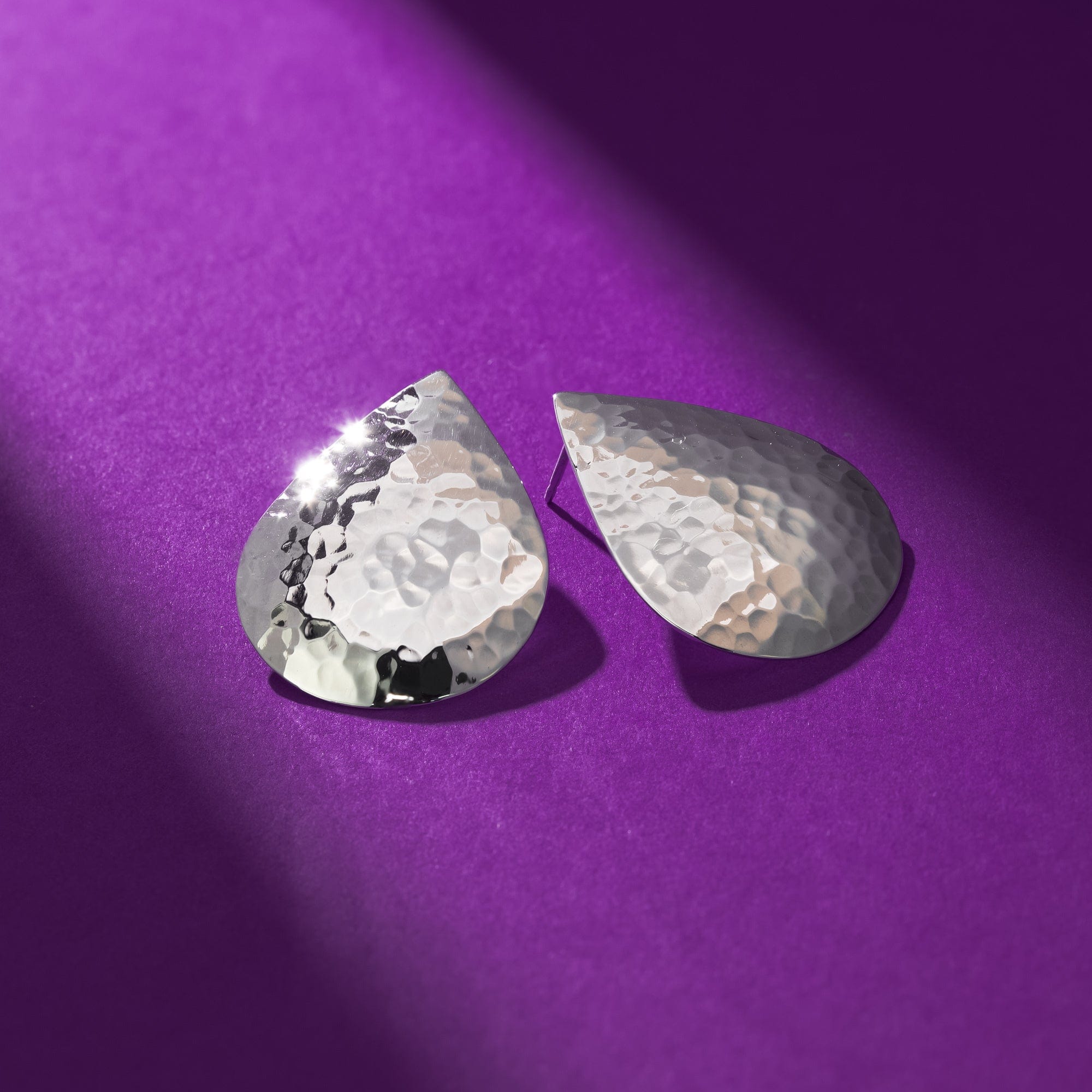 Boma Jewelry Hammered Teardrop Earrings