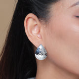 Boma Jewelry Hammered Teardrop Earrings