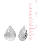 Boma Jewelry Hammered Teardrop Earrings