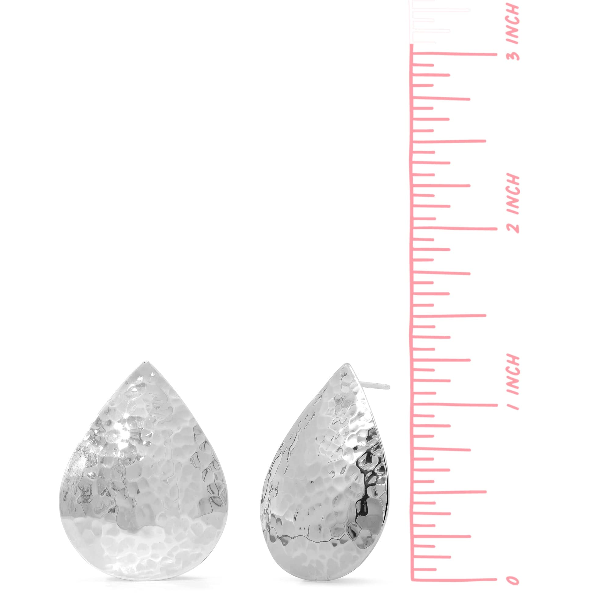 Boma Jewelry Hammered Teardrop Earrings