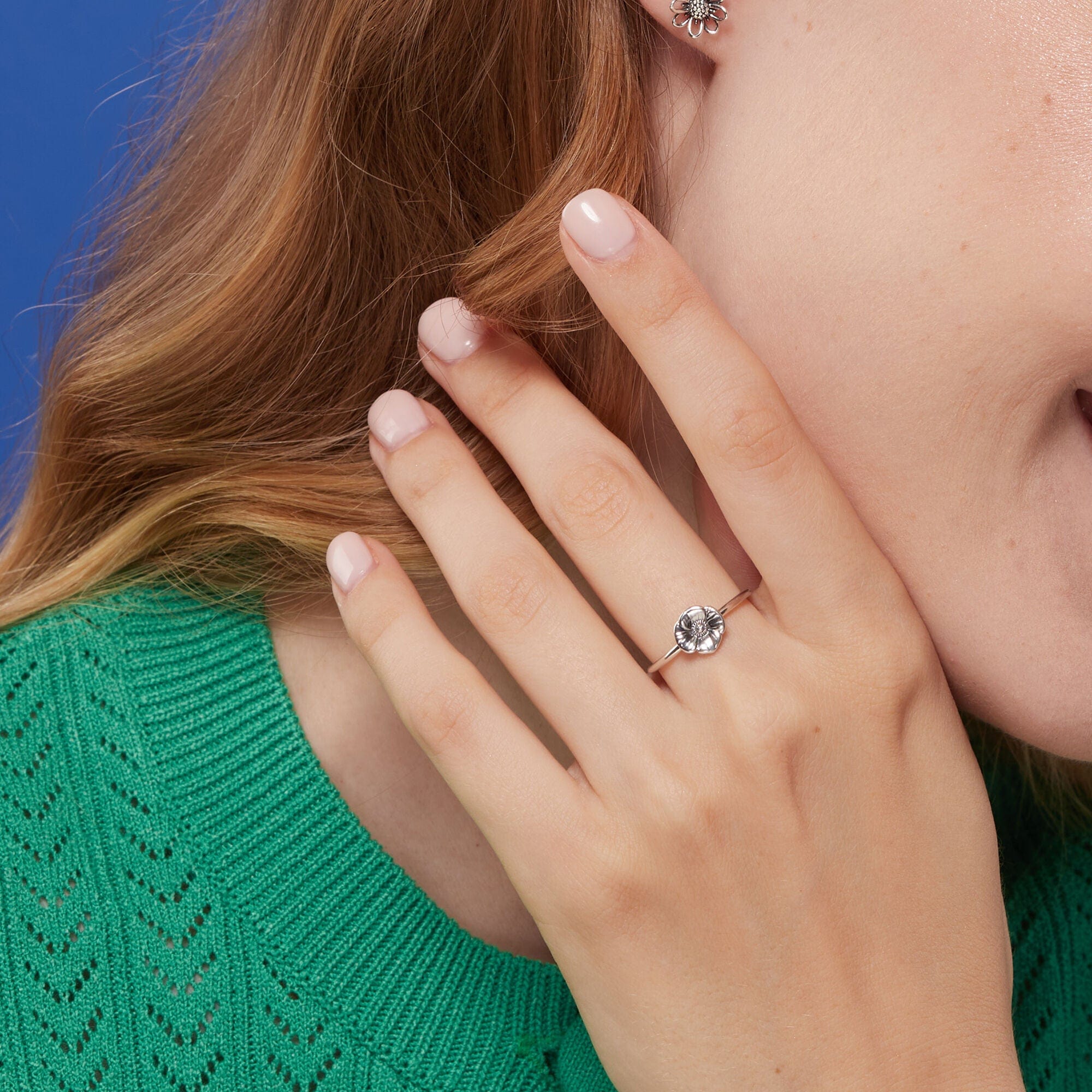 Boma Jewelry Poppy Flower Ring