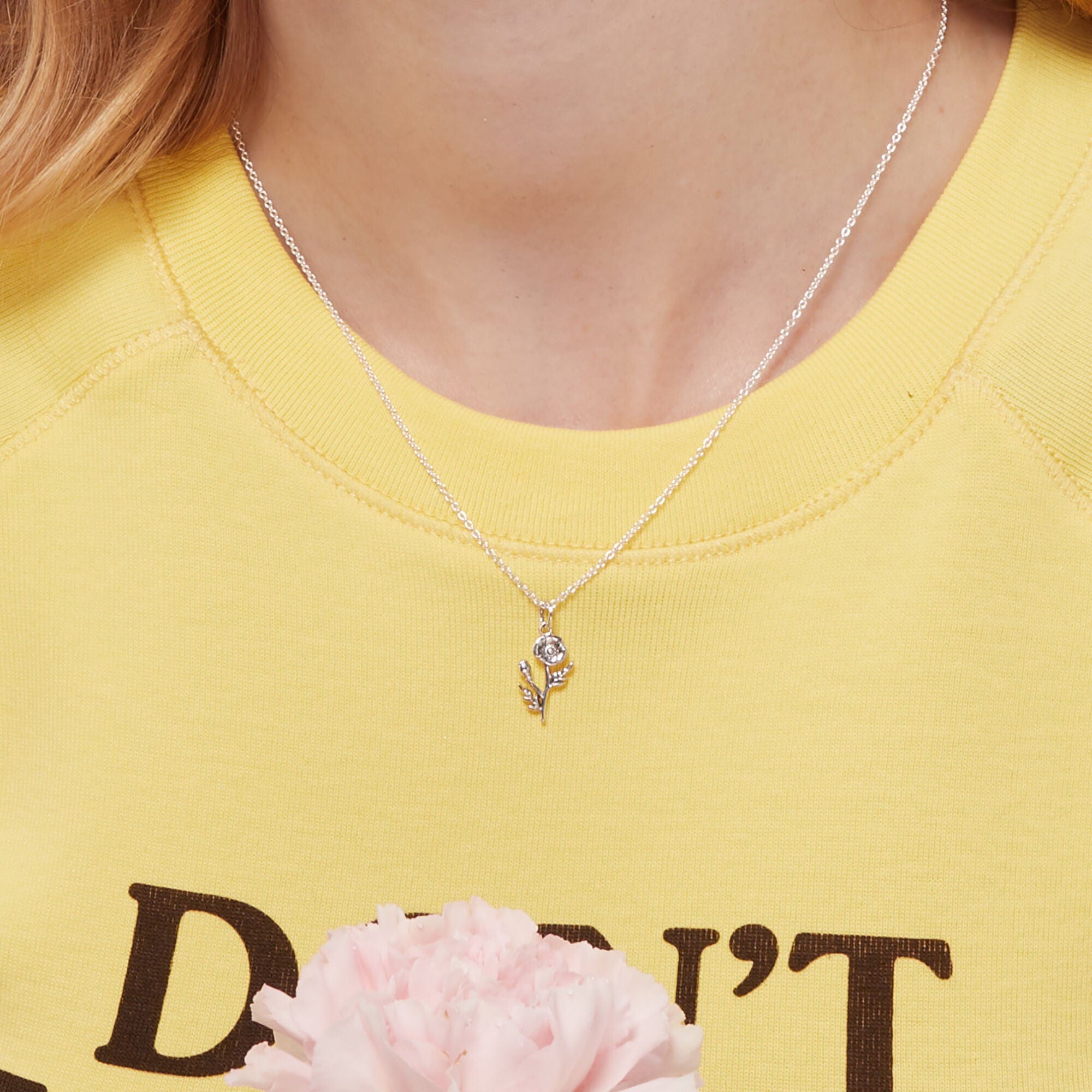 Boma Jewelry Poppy Flower Necklace