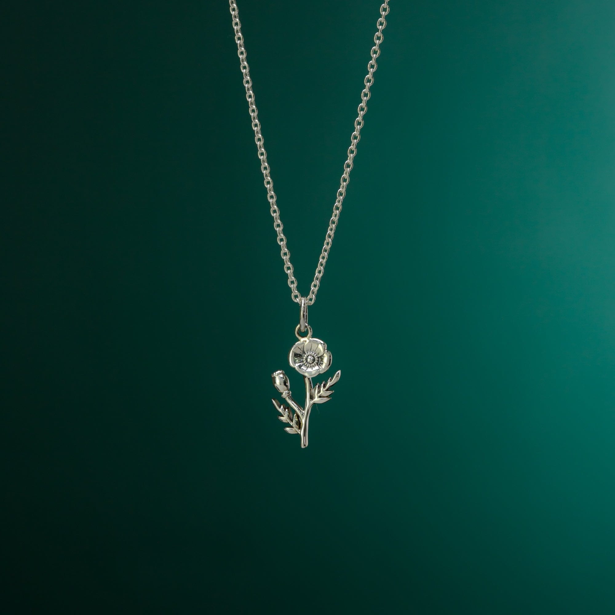 Boma Jewelry Poppy Flower Necklace