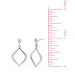 Boma Jewelry Open Marquise Dangle Earrings