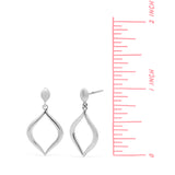 Boma Jewelry Open Marquise Dangle Earrings
