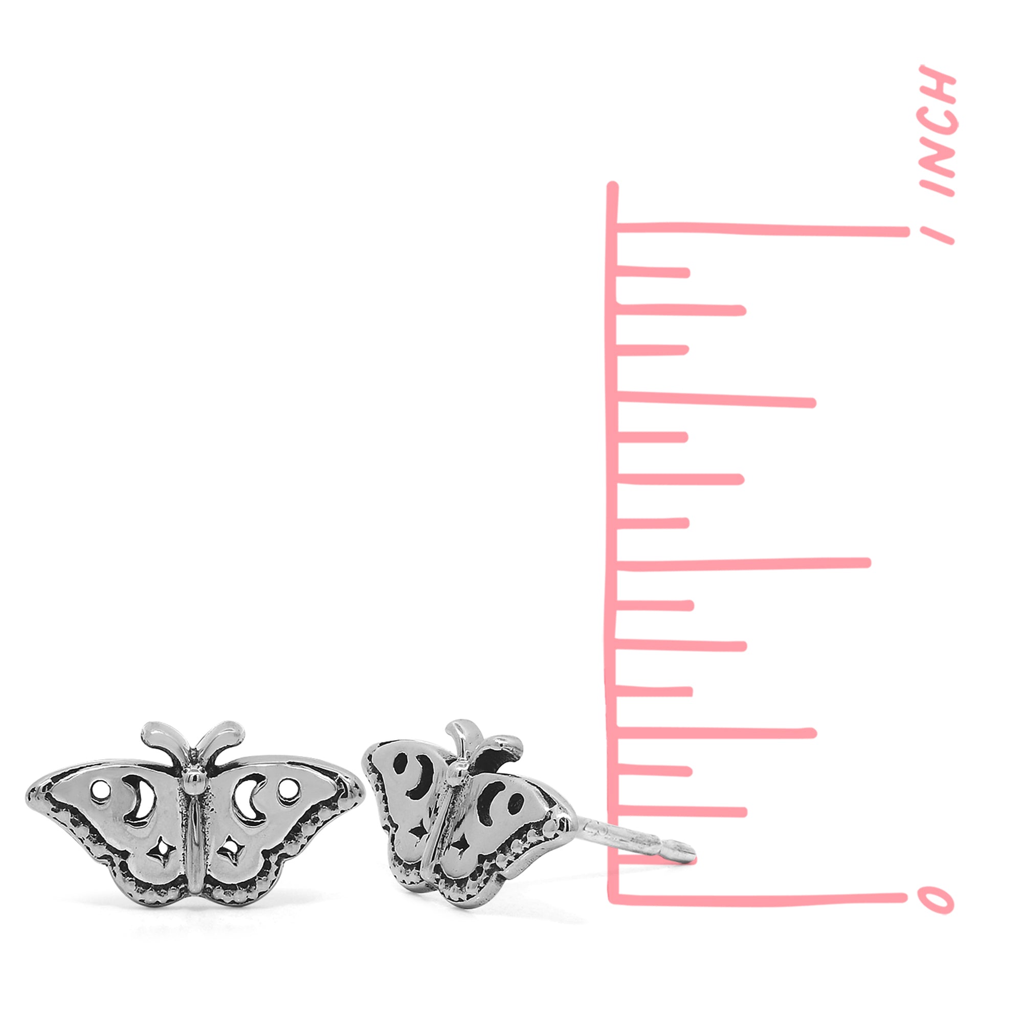 Boma Jewelry Elegant Butterfly Studs
