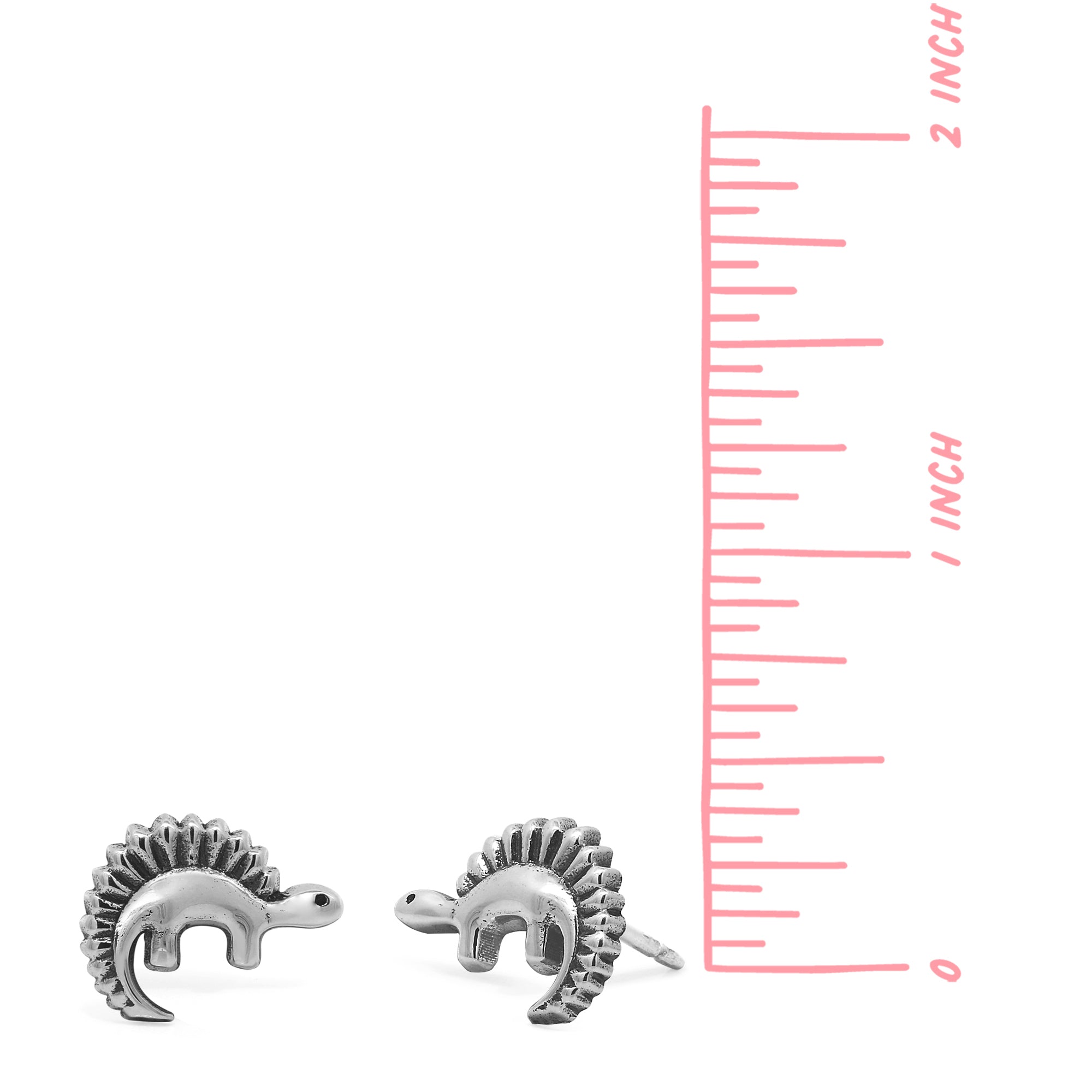 Boma Jewelry Stegosaurus Stud Earrings