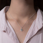 Boma Jewelry Teardrop Filigree Necklace with Turquoise