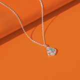 Boma Jewelry Teardrop Filigree Necklace with Turquoise