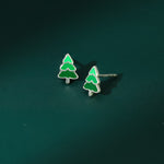 Boma Jewelry Evergreen Pine Tree Studs