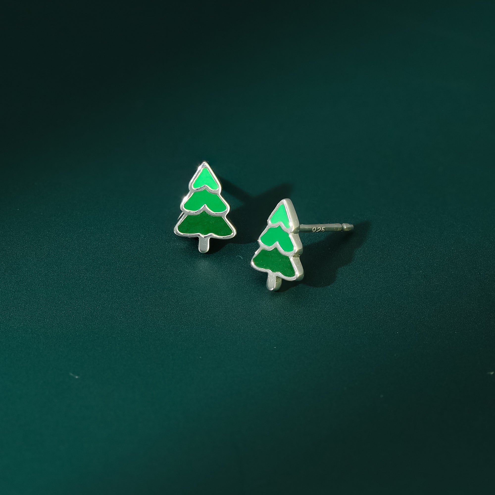 Boma Jewelry Evergreen Pine Tree Studs