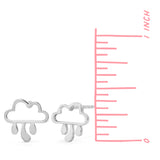 Boma Jewelry Rain Cloud Stud Earrings