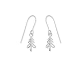 Boma Jewelry Outlined Pine Tree Dangle Earrings