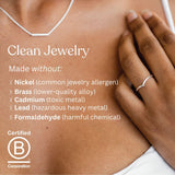 Boma Jewelry Ribbon with a Pearl Earrings