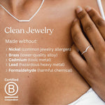 Boma Jewelry Clare Clover Studs with Stone