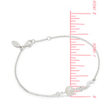 Luna Pearl Bracelet with Stone