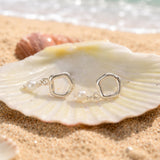 Organic Pearl Drop Earrings