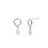 Organic Pearl Drop Earrings