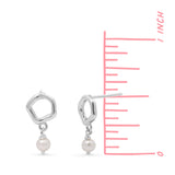 Organic Pearl Drop Earrings