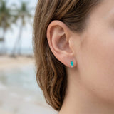 Sierra Turquoise Stud Earrings