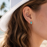 Sierra Turquoise Stud Earrings