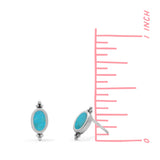 Sierra Turquoise Stud Earrings