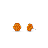 Bubble Waffle Stud Earrings