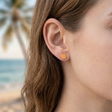 Bubble Waffle Stud Earrings