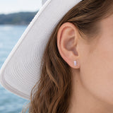 Pink Bubble Tea Stud Earrings