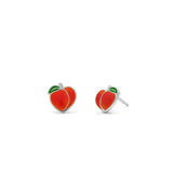Peach Stud Earrings