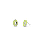 Kiwi Slice Stud Earrings