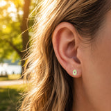 Kiwi Slice Stud Earrings