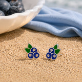 Blueberry Stud Earrings