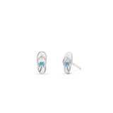 Palm Flip Flop Stud Earrings