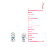 Palm Flip Flop Stud Earrings