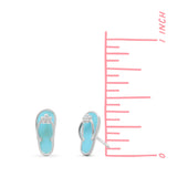 Summer Flip Flop Stud Earrings