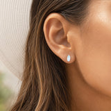 Ocean Wave Surfboard Stud Earrings