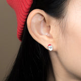 Santa Face Studs