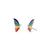 Rainbow Butterfly Wing Studs